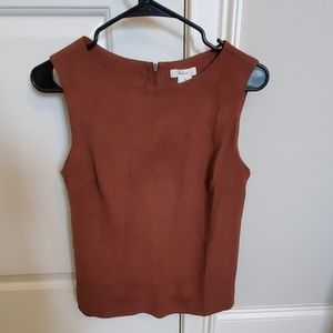 Suede top. Size small